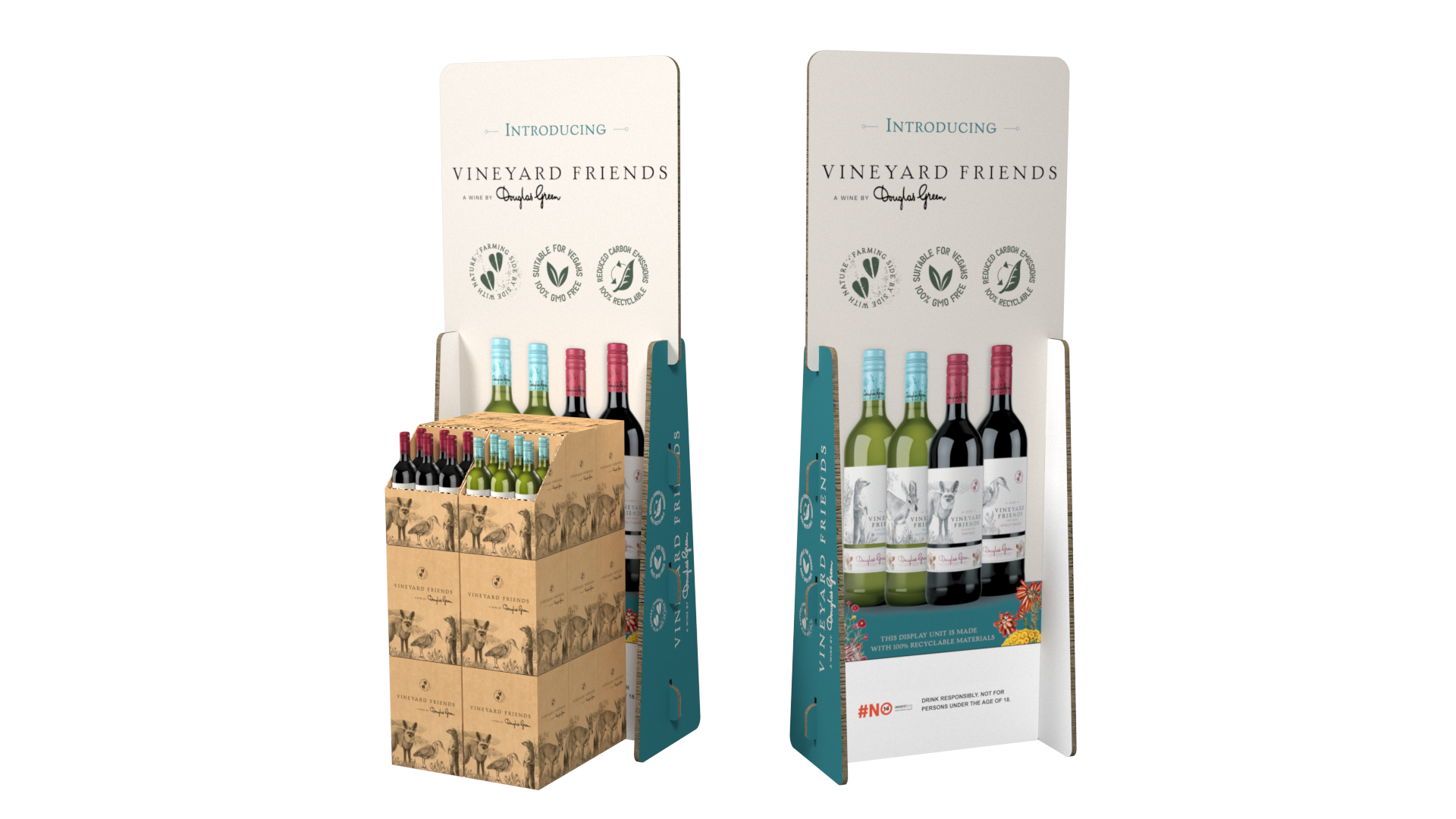 Vineyard friends standee