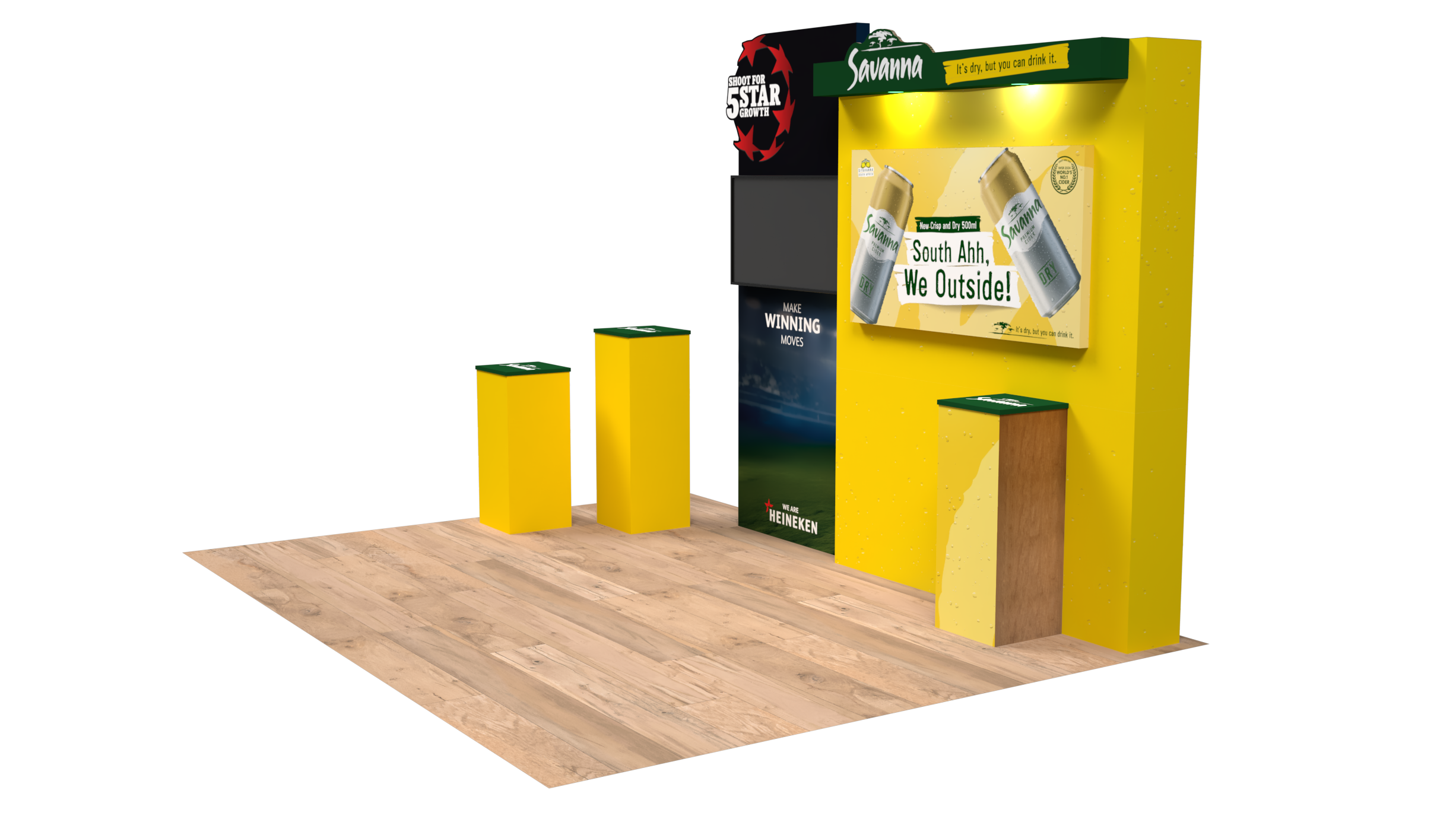 Heineken 5Star Roadshow Stand