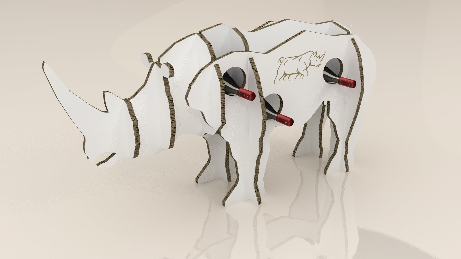Rhino Wine Rack