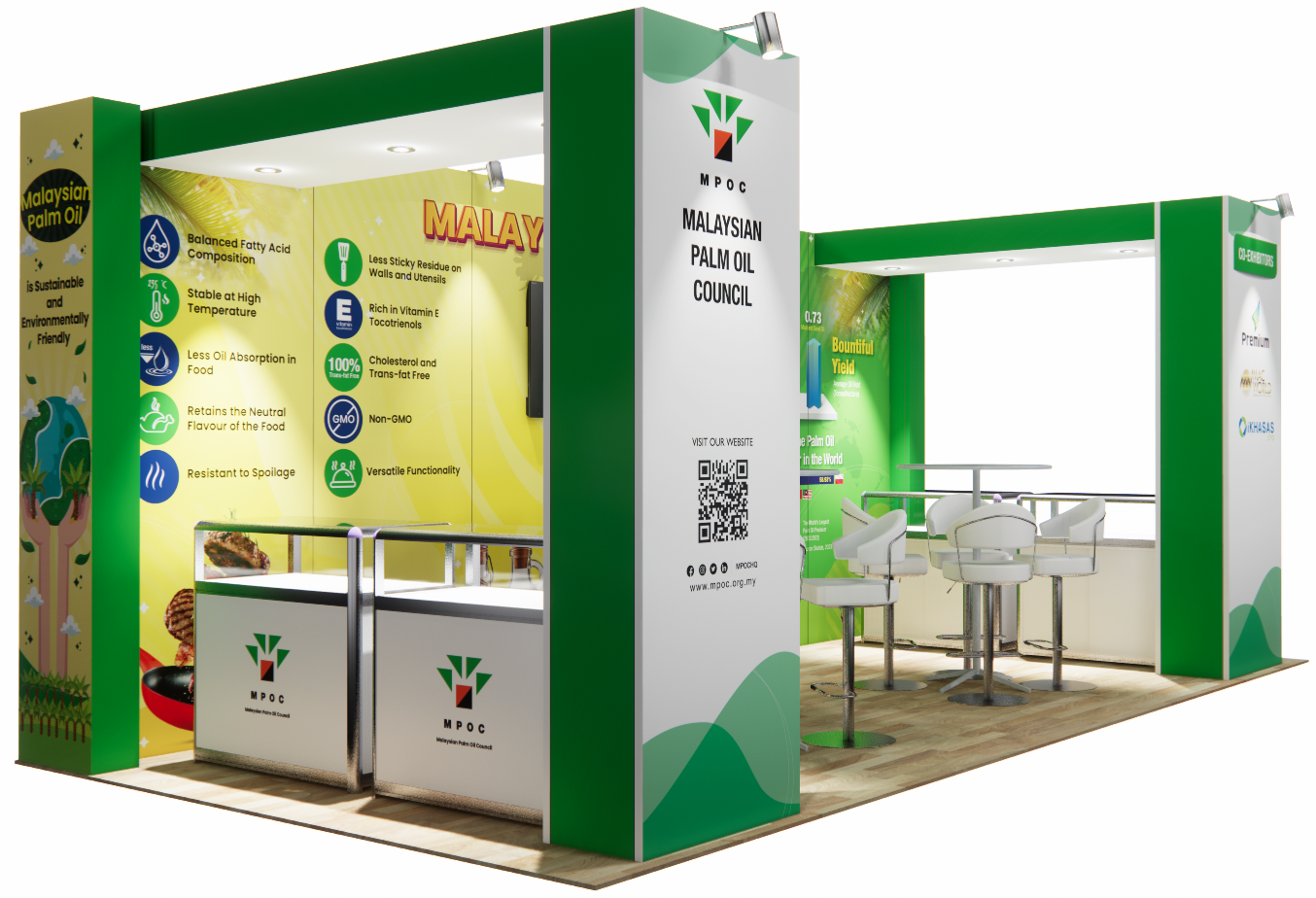 Malaysian Palm Oil Stand