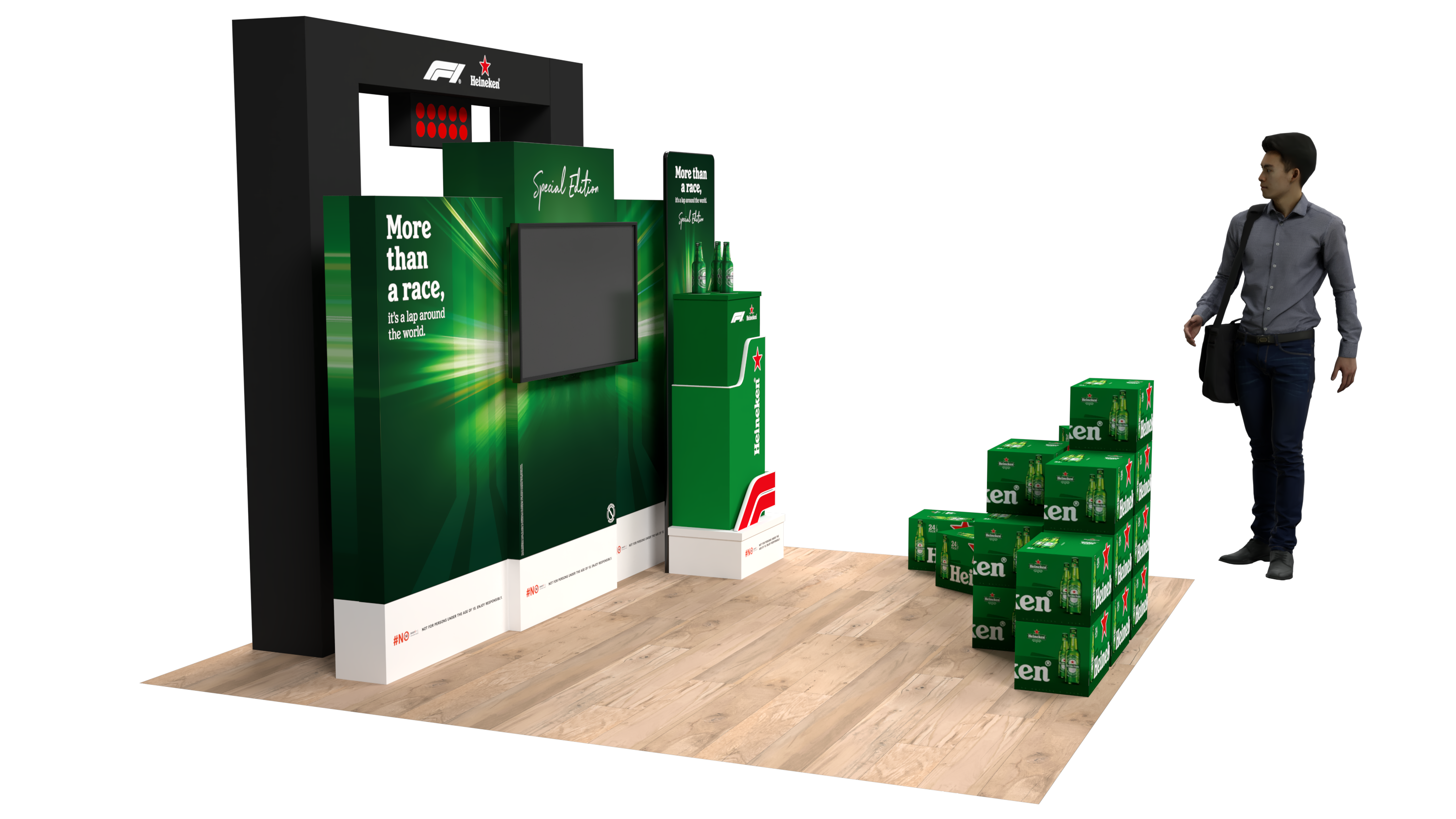 Heineken F1 Wall