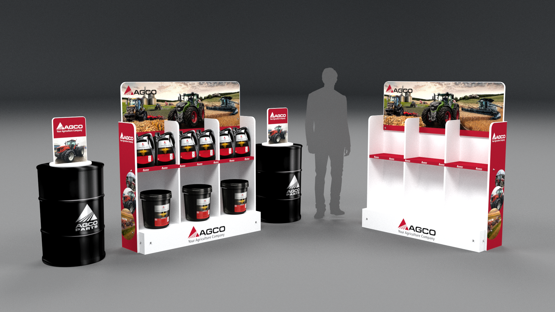 AgCo Display Endcap Bulk Product Display Unit