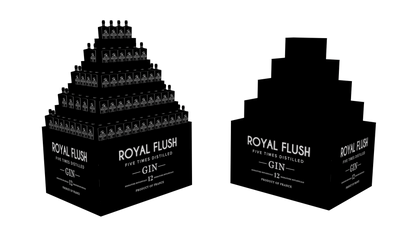 Blue Sky Royal Flush Xmas Display