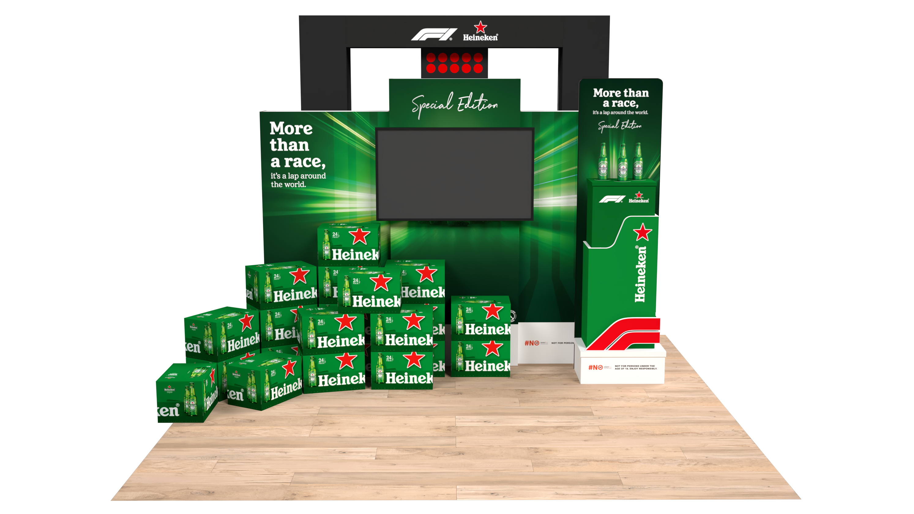 Heineken F1 Wall