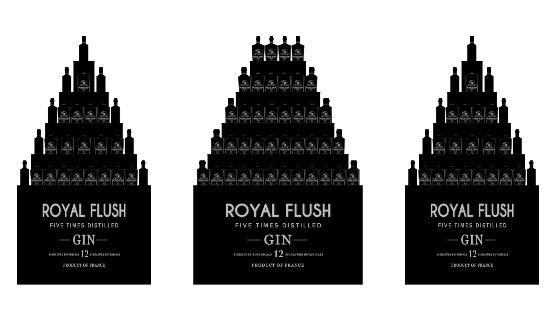 Blue Sky Royal Flush Xmas Display