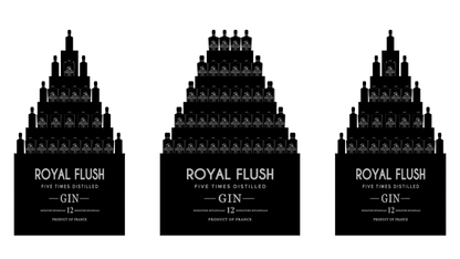 Blue Sky Royal Flush Xmas Display