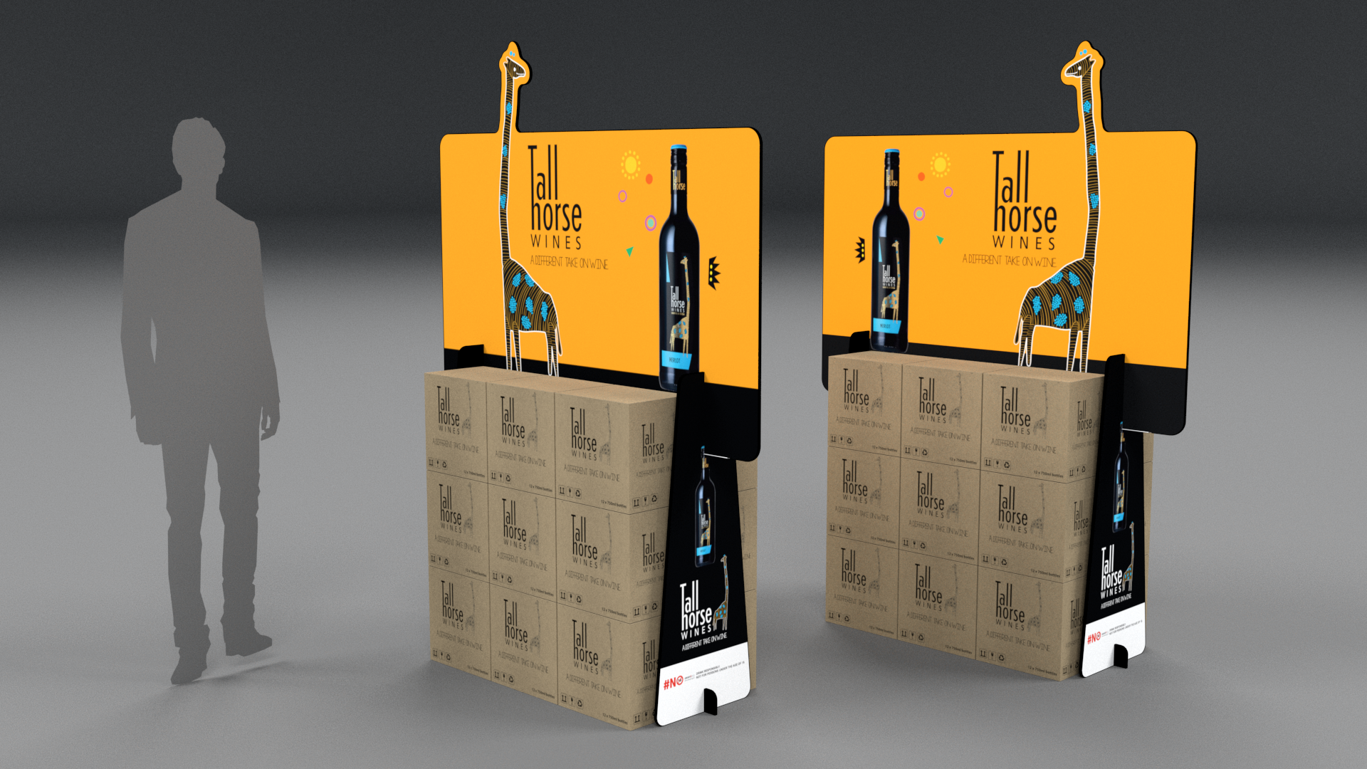 Tall Horse Bulk Display