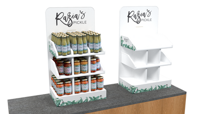 Razias Pickle Point of Purchase CDU