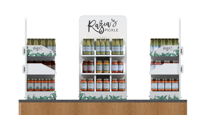 Razias Pickle Point of Purchase CDU