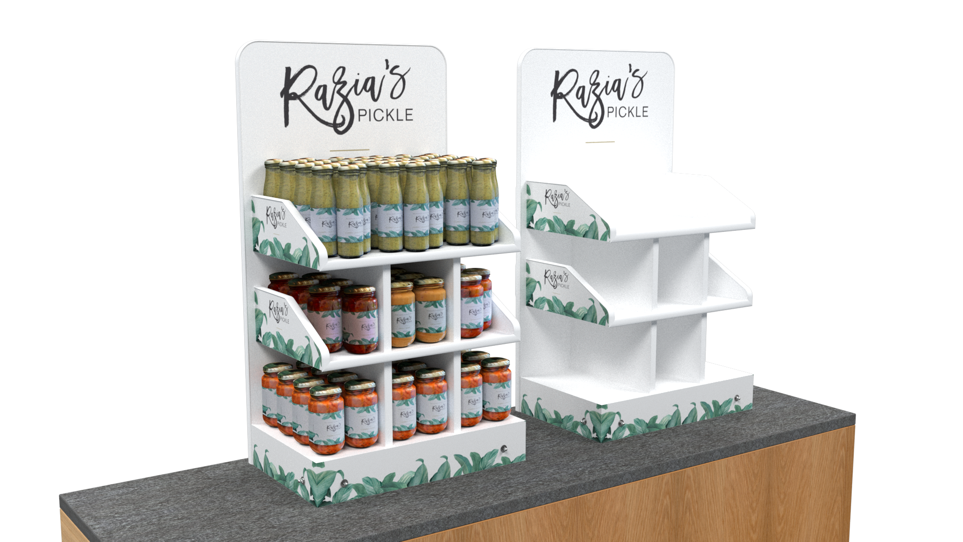 Razias Pickle Point of Purchase CDU