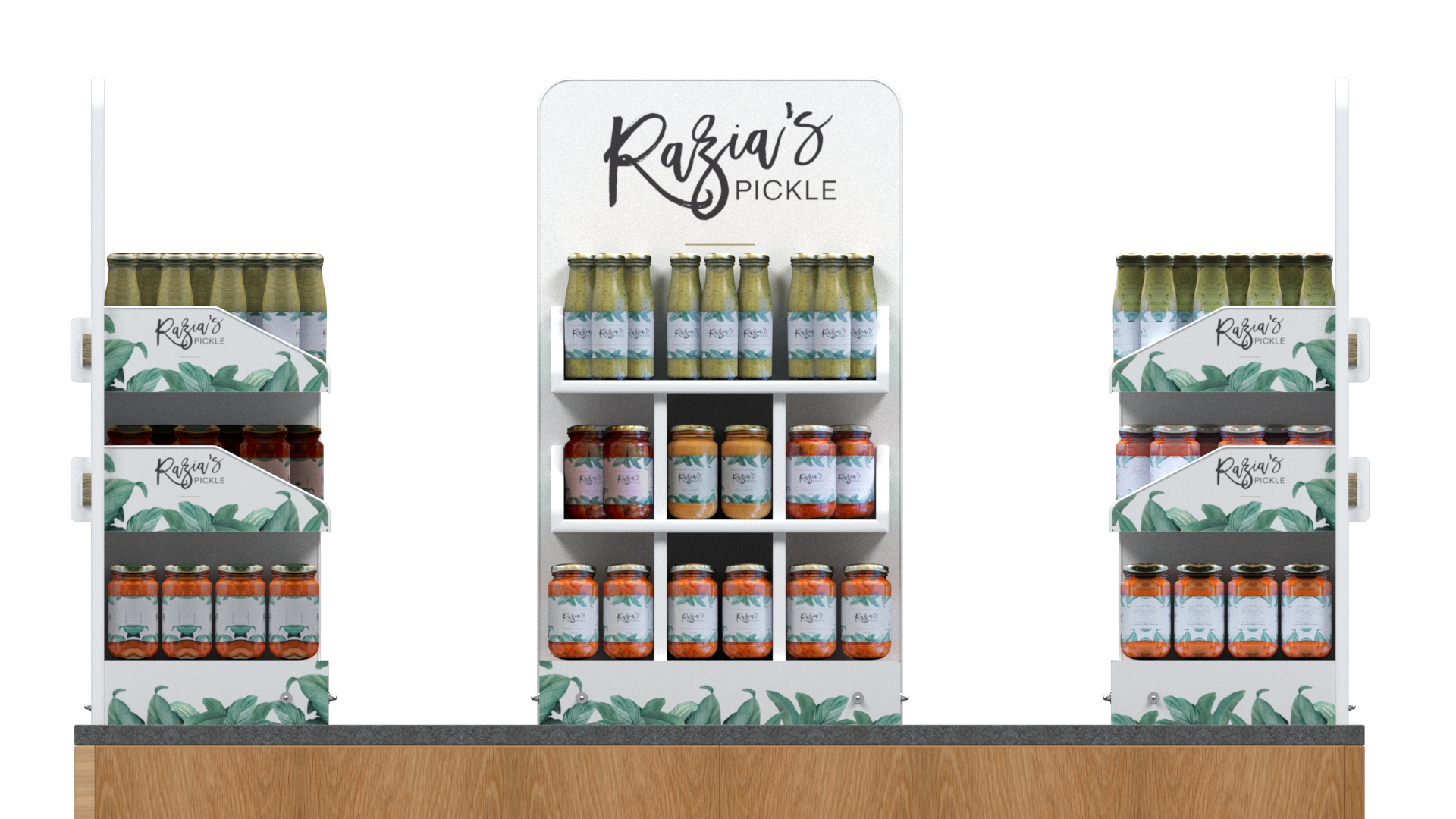 Razias Pickle Point of Purchase CDU