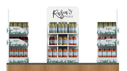 Razias Pickle Point of Purchase CDU